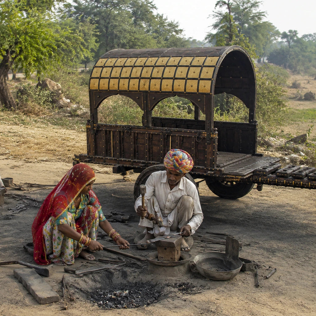 Authentic Gaduliya Lohar Heritage Cart A04