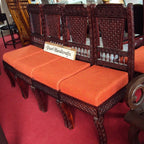 Kristall-fine carved dining teak chair