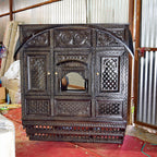 Jaisalmeri Craved Teak Jarokha