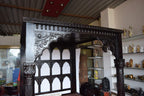 Solid Pillar Bed with canopy