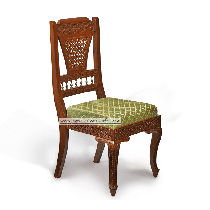 Kristall-fine carved dining teak chair