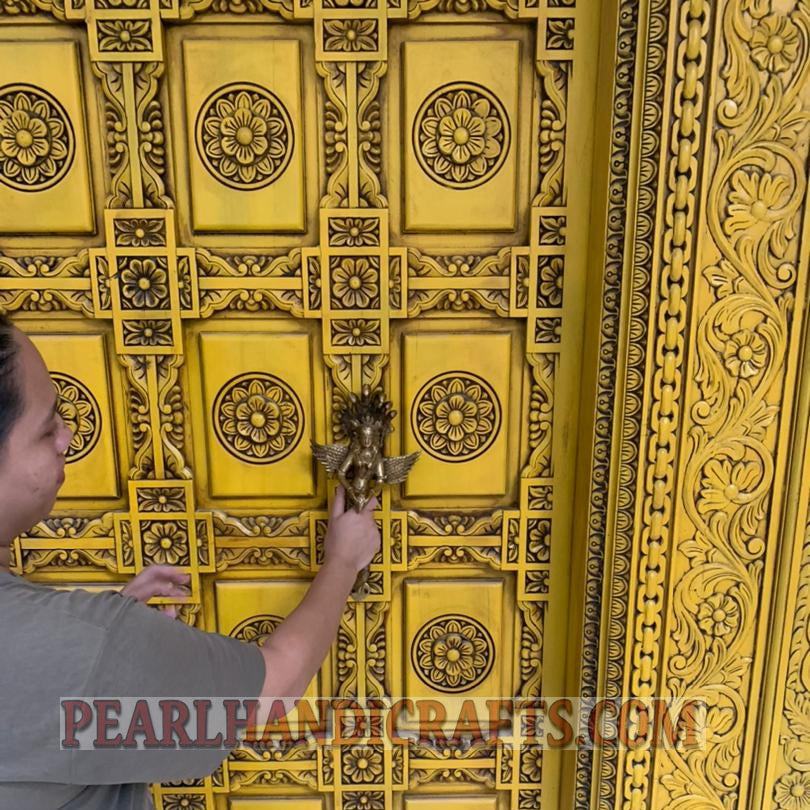 Teak door 031