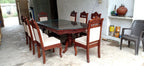 Teak Dining With Arc Shape-017