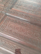 Teak Wood  Flower Shape Dining- 023