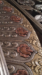 Meta Mounted hand carved Ceiling panel