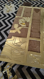 Handcrafted Brass Mounted Wall Panel
