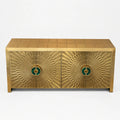 Celestial Storage Cabinet With Melachite Handles Large