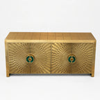 Celestial Storage Cabinet With Melachite Handles Large