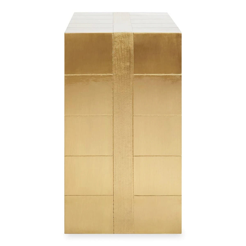 Celestial Storage Cabinet With Melachite Handles Large