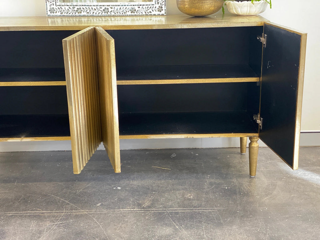 Celestial Storage Cabinet With Melachite Handles Large