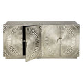 Luxury Storage Cabinet with White Metal Mounted Large