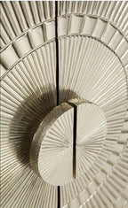 Luxury Storage Cabinet with White Metal Mounted Large