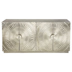 Luxury Storage Cabinet with White Metal Mounted Large