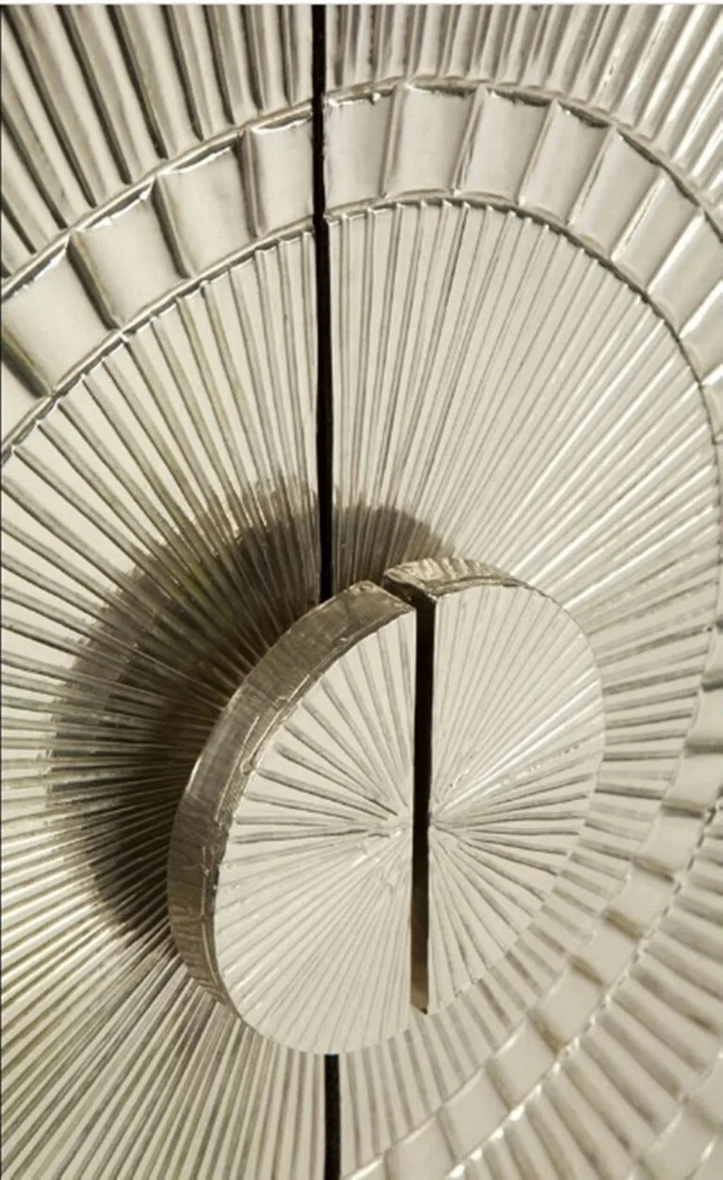Luxury Storage Cabinet with White Metal Mounted Small