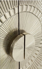 Luxury Storage Cabinet with White Metal Mounted Small