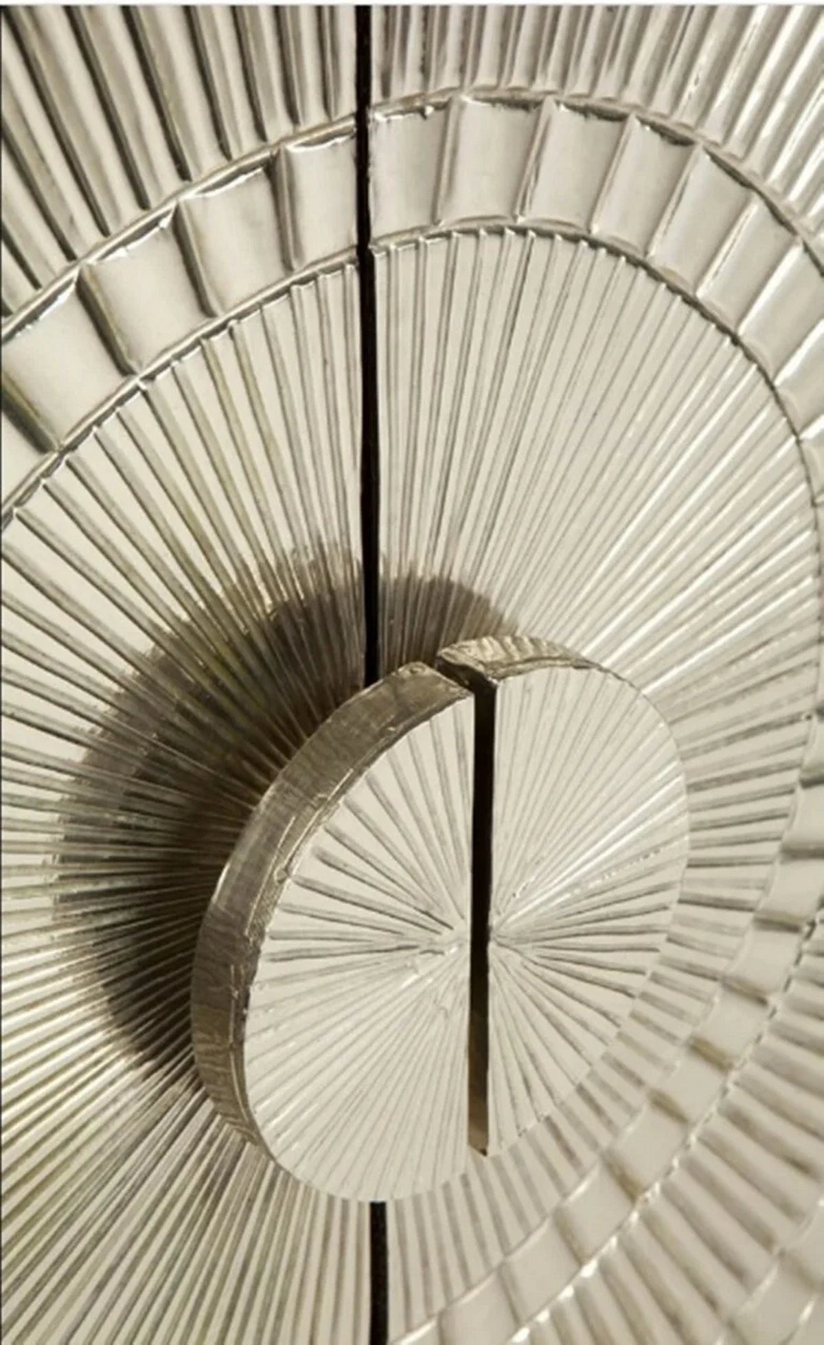 Luxury Storage Cabinet with White Metal Mounted Small