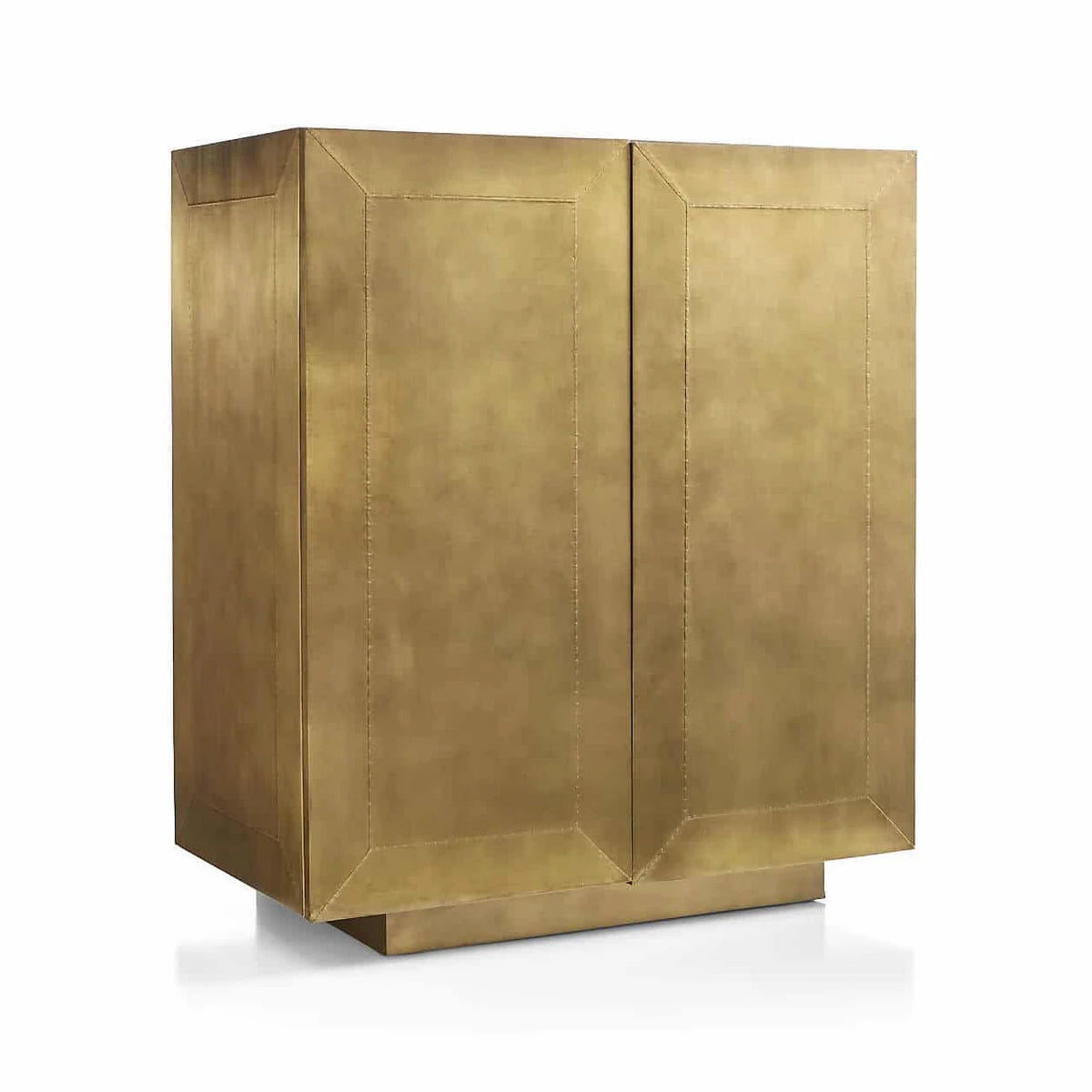 Plain Brass Mounted 2 door Bar Counter
