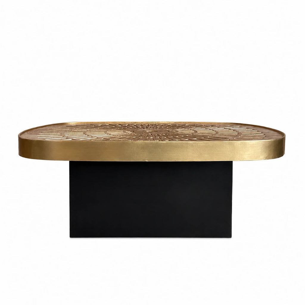 Imperial Brass Mounted Coffee Table