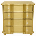 Monarch Chest of 4 Drawers with Plain Brass Mounted