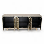 Floral design Hancrafted Metal Mount Cabinet