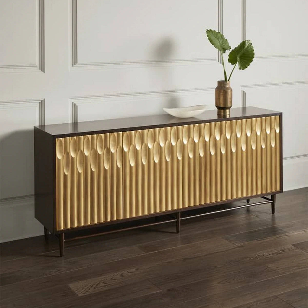 Aurelia Sunburst Brass Mounted Buffet
