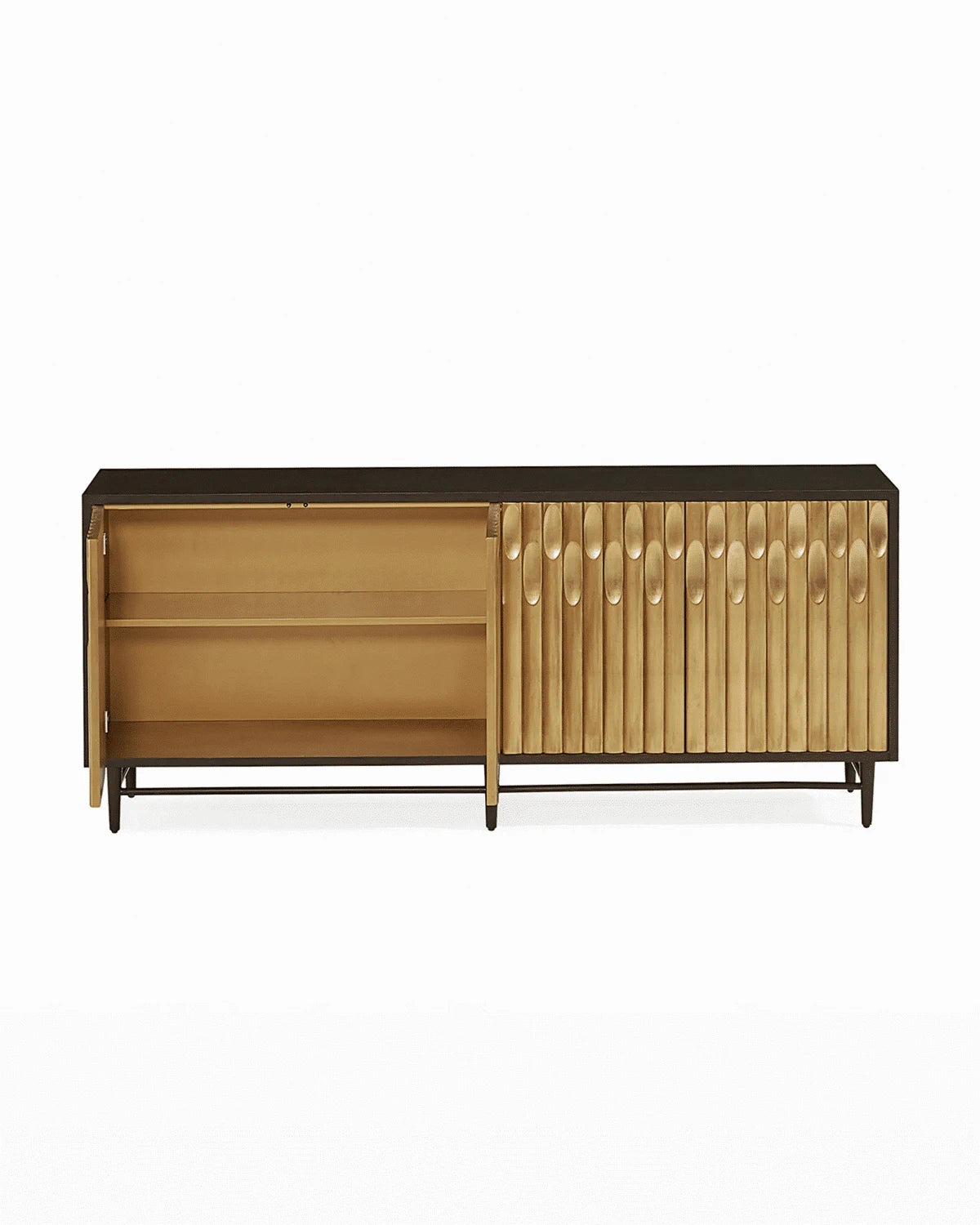 Aurelia Sunburst Brass Mounted Buffet