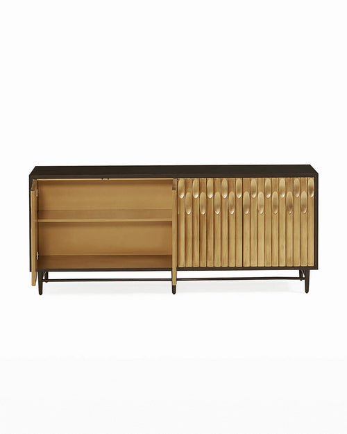 Aurelia Sunburst Brass Mounted Buffet