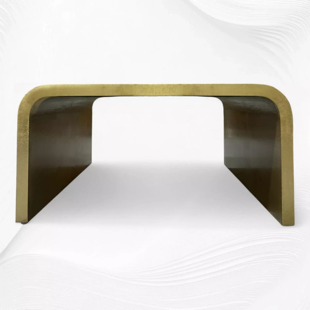 Royal Sunburst Brass Mount Center Table