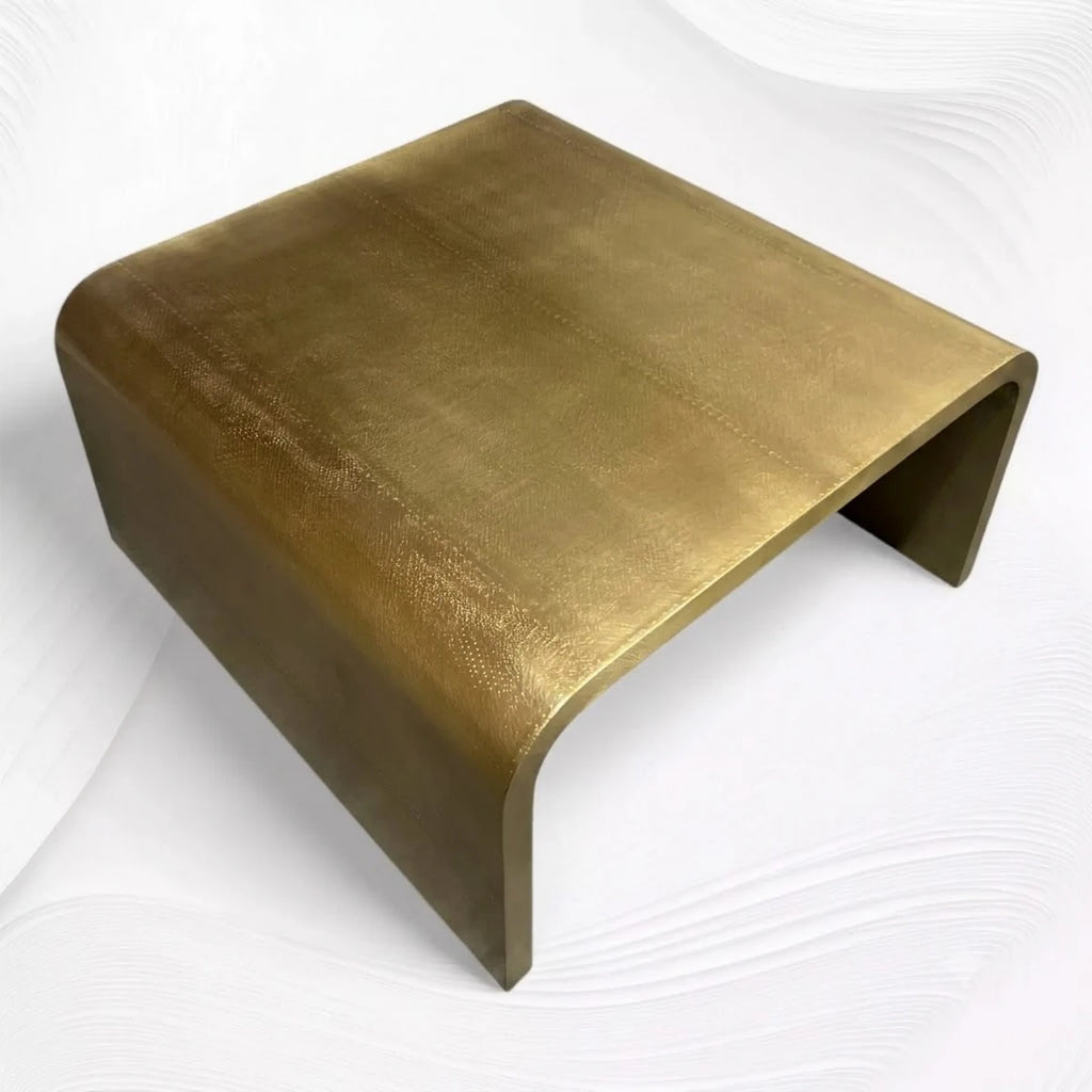 Royal Sunburst Brass Mount Center Table
