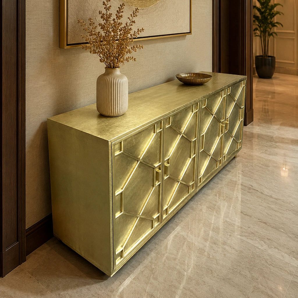 Aurelia Brass Mounted Cabinet