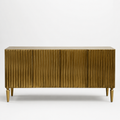 Textured Brass Mounted lining Buffet Cabinet