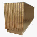 Textured Brass Mounted lining Buffet Cabinet