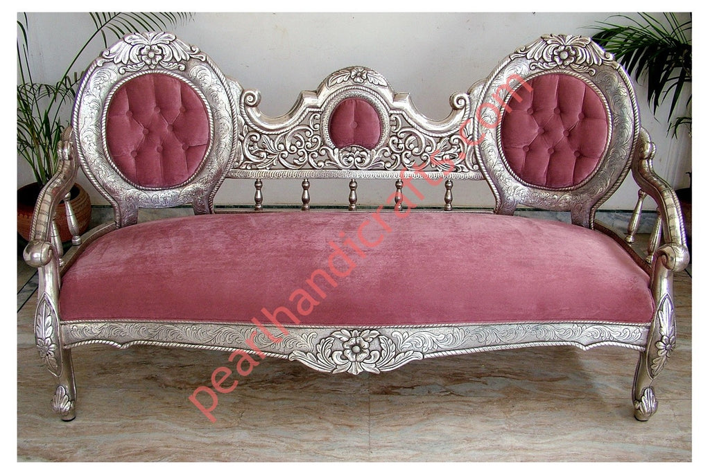 Silver Sofa Set 009