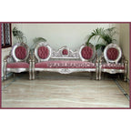 Silver Sofa Set 009