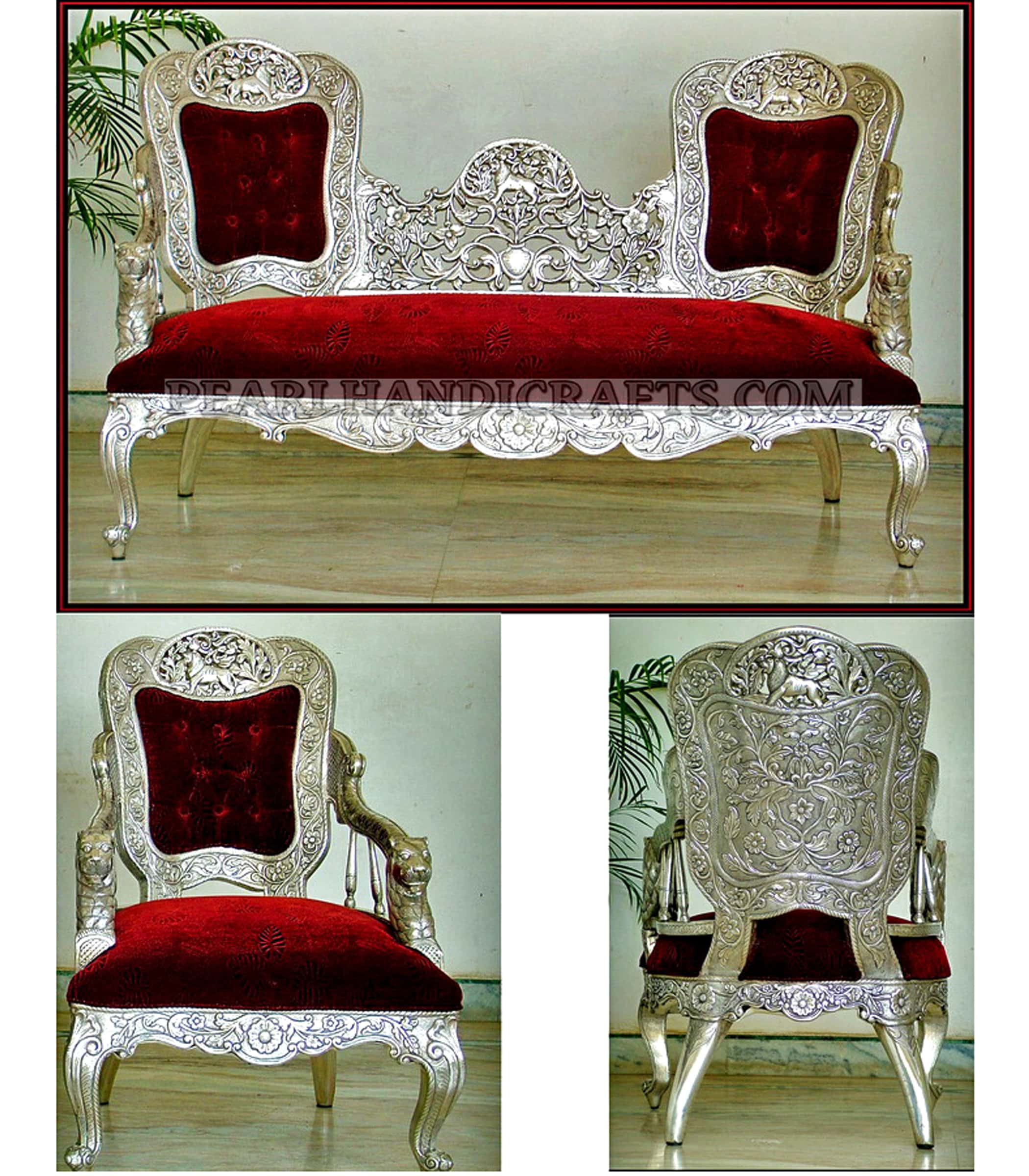 Metal Sofa set 045