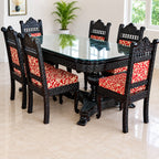 Rectangular Arc Corners 8 Seat Dining Table