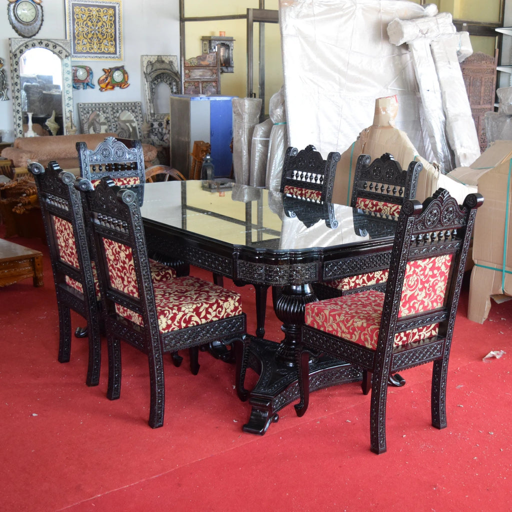 Rectangular Arc Corners 8 Seat Dining Table