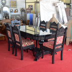 Rectangular Arc Corners 8 Seat Dining Table