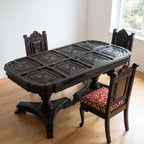 Rectangular Arc Corners 8 Seat Dining Table