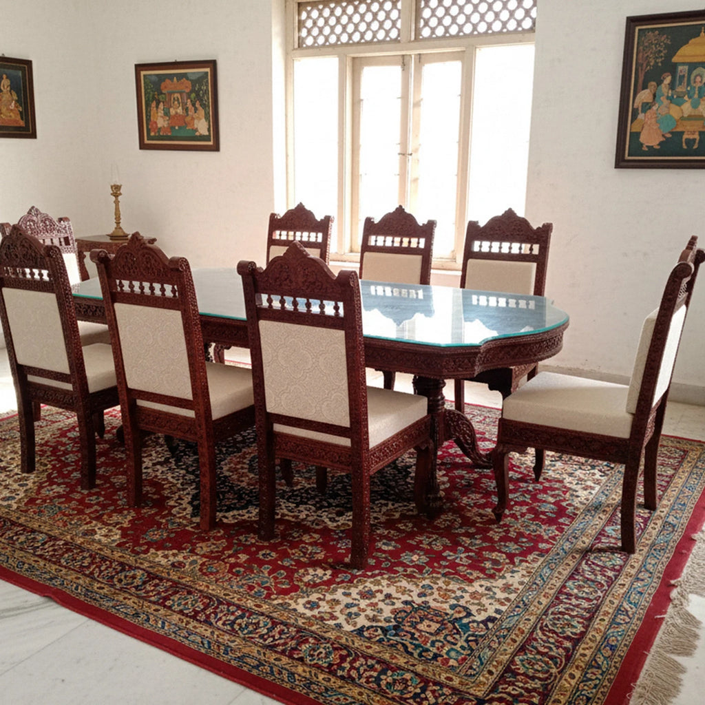 Teak Dining Table | Dining Chair | Dining Room Furniture | Indian Dining Set