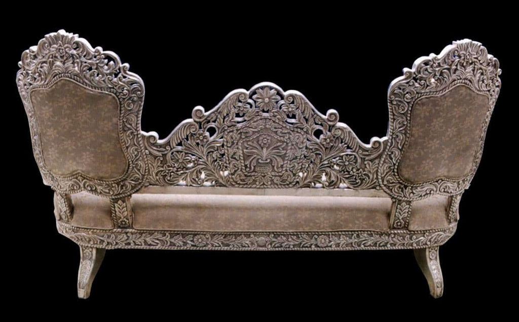 Lion leg Silver sofa