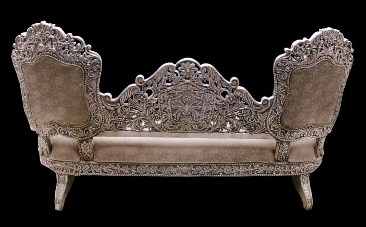 Lion leg Silver sofa