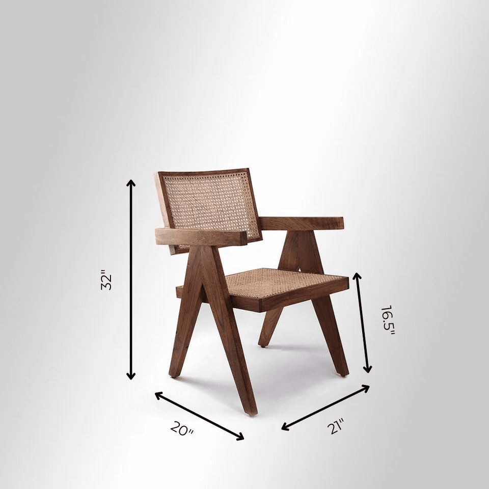 Chandigarh rattan 4 chairs dining table