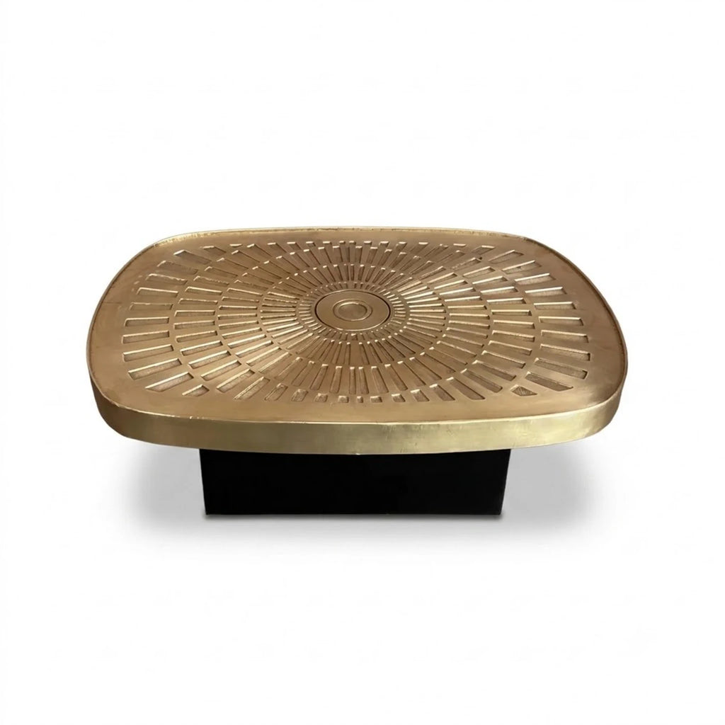 Imperial Brass Mounted Coffee Table