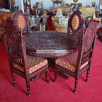 Jaisalmer fine carved dining teak chair