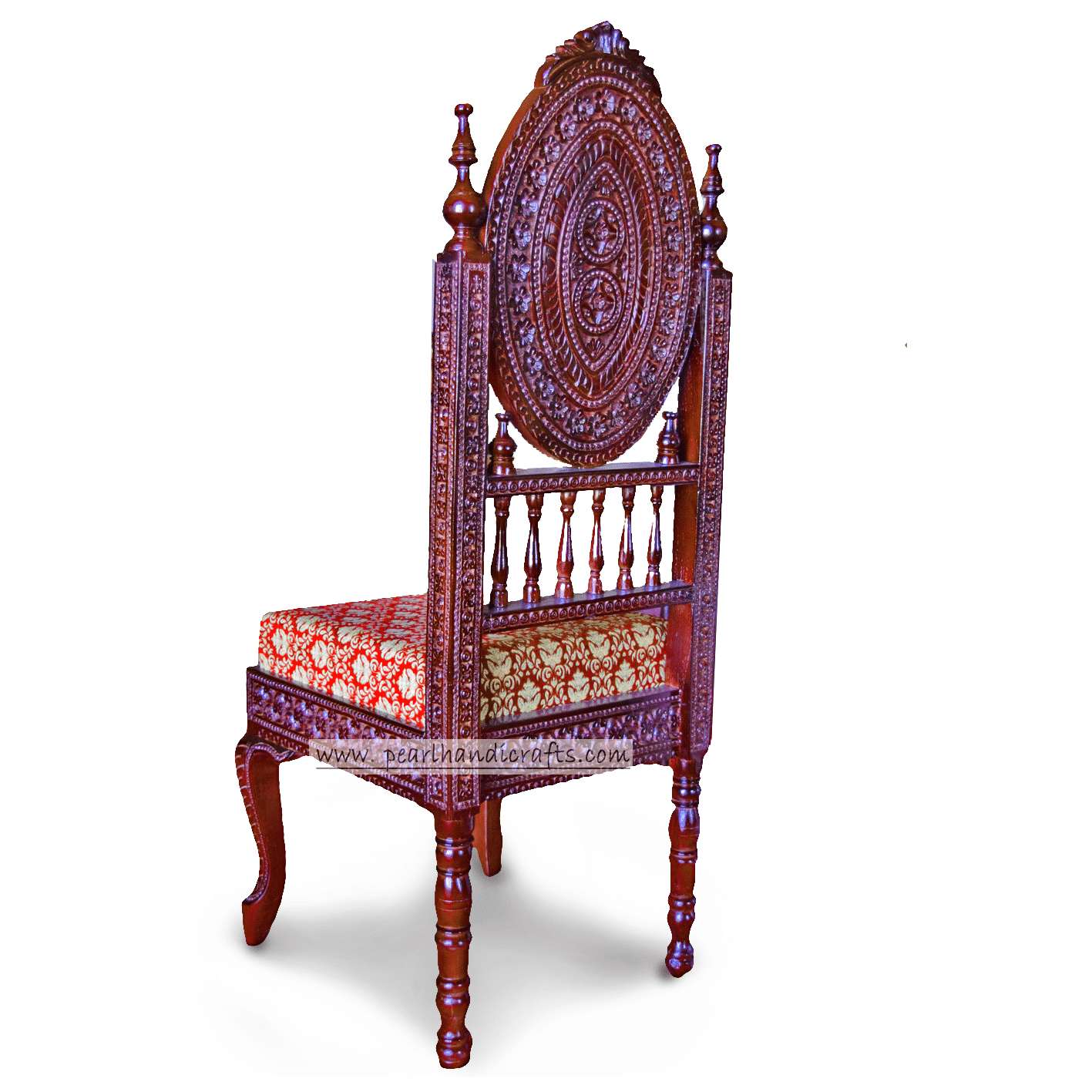 Jaisalmer fine carved dining teak chair