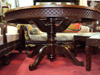 Teak Wood  Flower Shape Dining- 023