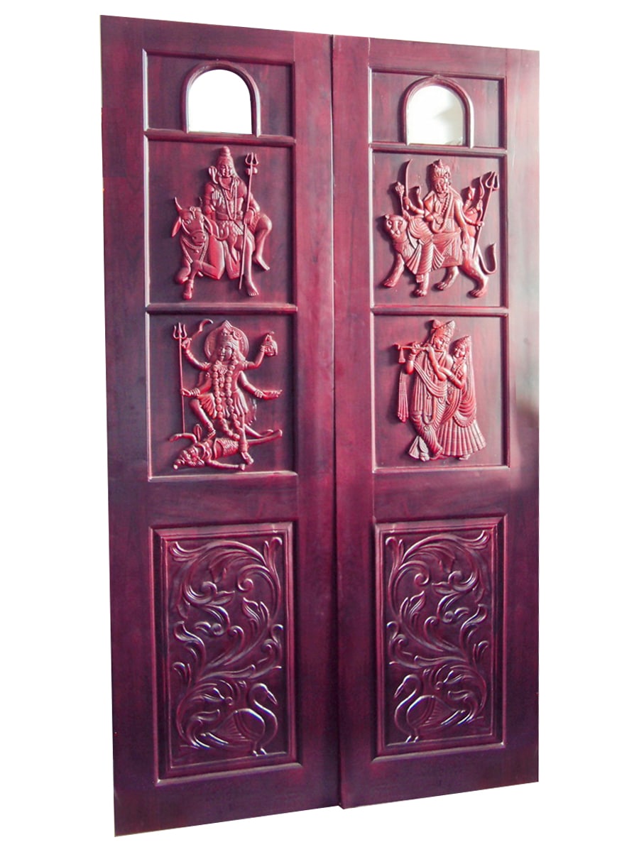 Teak door 006