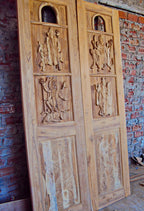 Teak door 006
