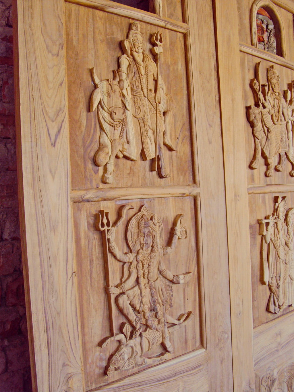 Teak door 006